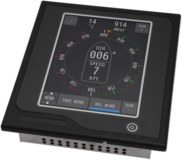 Alphatron AlphaLine Display-MF Serie Die neue Alphaline Display-MF Serie ist eine hochwertige nautische Instrumenten-Linie für das industrielle Umfeld an Bord von Binnen-und Seeschiffen. Die Alphaline Display-MF-Serie umfasst mehrere nautische Instrumente in verschieden Display Größen und Variationen. Je nach gewünschter Anwendung und angeschlossener Sensorik kann das Display über die integrierte Software für die Binnen- und für die Seeschifffahrt als nautische Instrumenten- oder Tochteranzeige genutzt werden. Alle Instrumente verfügen über ein einfach zu bedienendes nicht spiegelndes Touchscreen Display mit sehr guter Lesbarkeit bei Tag und entsprechend gedimmt auch bei Nacht. Eine Installation außerhalb des Steuerhauses ist dank der fronseitigen Schutzklasse IP56 möglich. Die neue Alphaline Display-MF Serie ist in 3 Display Größen erhältlich wobei zwischen 2 Gehäusefarben gewählt werden kann.